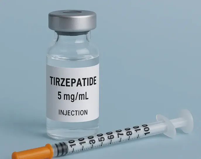 Online weight loss services with tirzepatide injections